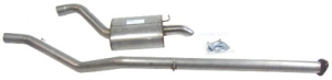 Stainless exhaust sport system in the group  at  Professional Parts Sweden AB (254370300S)