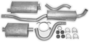 Stainless exhaust system in the group  at  Professional Parts Sweden AB (254370403-1)