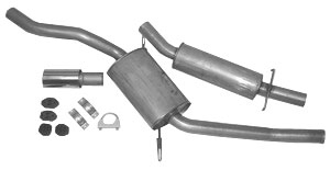 Stainless exhaust sport system in the group  at  Professional Parts Sweden AB (254385001S)