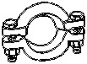 Klmma Avgassystem in the group Exhaust parts / Exhaust spare parts at  Professional Parts Sweden AB (254-934)