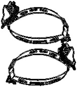 H�llare Avgassystem in the group Exhaust parts / Exhaust spare parts at  Professional Parts Sweden AB (254-955)