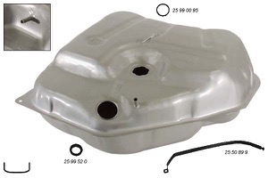 Br�nsletank 60L Diesel in the group Body parts / Body Parts / Fuel Tank Filling / Fuel Tank at  Professional Parts Sweden AB (2550007)