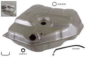 Br�nsletank Inj 60L in the group Body parts / Body Parts / Fuel Tank Filling / Fuel Tank at  Professional Parts Sweden AB (2550009)