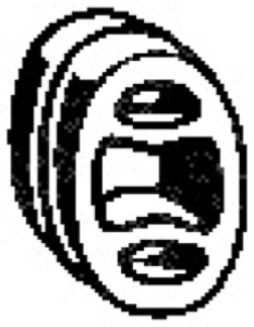 Gummilist Avgassystem in the group  at  Professional Parts Sweden AB (255-041)