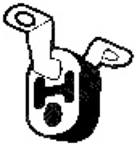 Gummilist Avgassystem in the group  at  Professional Parts Sweden AB (255-661)