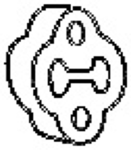 Gummilist Avgassystem in the group  at  Professional Parts Sweden AB (255-128)