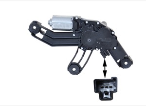 Vindrutetorkarmotor Bak i gruppen Torkarutrustning / Torkarmotor hos Professional Parts Sweden AB (25557170)