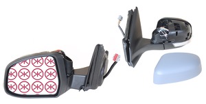 Utv.Spegel Vänster in the group Body parts / Mirror / Outside Mirror at  Professional Parts Sweden AB (25561037)
