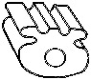 Gummilist Avgassystem in the group  at  Professional Parts Sweden AB (255-837)