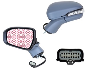 Utv.Spegel Vänster in the group Body parts / Mirror / Outside Mirror at  Professional Parts Sweden AB (25581045)