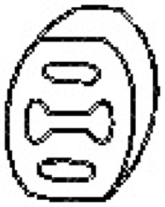 Gummilist Avgassystem in the group  at  Professional Parts Sweden AB (255-854)