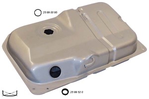 Bransletank ej inj 42l i gruppen Kaross / Kaross / Brnsletanksfyllning / Brnsletank hos  Professional Parts Sweden AB (2562008)
