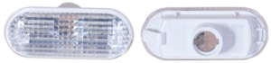 Blinker Vit Sidoinstallation Oval in the group  at  Professional Parts Sweden AB (25640610)