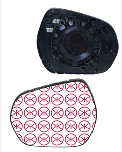 Spegelglas Yttre Spegel Vnster in the group  at  Professional Parts Sweden AB (25661061)