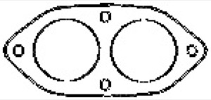 Packning Avgasrr in the group Exhaust parts / Exhaust spare parts at  Professional Parts Sweden AB (256-805)