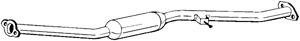 Mittenljudd�mpare in the group Exhaust parts / Exhaust muffler & kits at  Professional Parts Sweden AB (280-925)