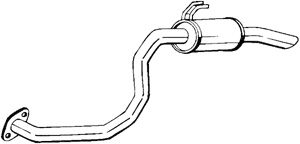 Bakre Ljudd�mpare in the group Exhaust parts / End Pipe at  Professional Parts Sweden AB (281-653)