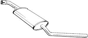 Mittenljudd�mpare in the group Exhaust parts / Exhaust muffler & kits at  Professional Parts Sweden AB (281-475)