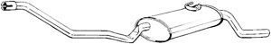 Bakre Ljuddämpare in the group Exhaust parts / End Pipe at Professional Parts Sweden AB (282-391)