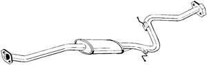 Mittenljudd�mpare in the group Exhaust parts / Exhaust muffler & kits at  Professional Parts Sweden AB (283-379)