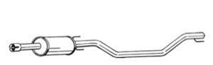 Mittenljudd�mpare in the group Exhaust parts / Exhaust muffler & kits at  Professional Parts Sweden AB (284-757)