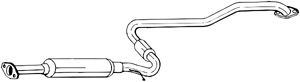 Mittenljudd�mpare in the group Exhaust parts / Exhaust muffler & kits at  Professional Parts Sweden AB (286-133)