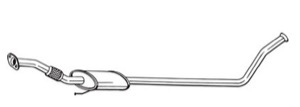 Mittenljudd�mpare in the group Exhaust parts / Exhaust muffler & kits at  Professional Parts Sweden AB (287-615)