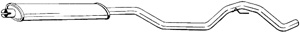 Mittenljudd�mpare in the group Exhaust parts / Exhaust muffler & kits at  Professional Parts Sweden AB (291-003)