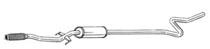 Mittenljudd�mpare in the group Exhaust parts / Exhaust muffler & kits at  Professional Parts Sweden AB (292-073)