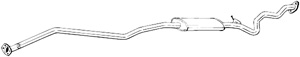 Mittenljudd�mpare in the group Exhaust parts / Exhaust muffler & kits at  Professional Parts Sweden AB (293-011)