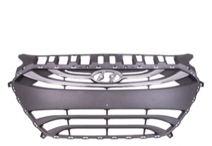 Kylargrill Fram Krom/Svart Mitt in the group Body parts / Body Parts / Radiator Grille / Radiator Grille at  Professional Parts Sweden AB (3136992)