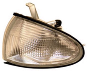 Blinker 3-drs utan lamphallare vit in the group Headlights / Lightning / Corner lights / Corner lamp at  Professional Parts Sweden AB (31540396)