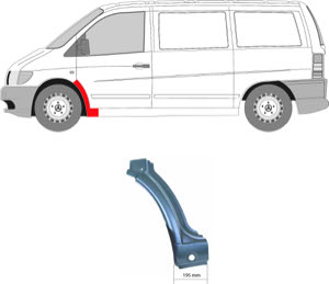 Sk�rm Ekonomipl�t V�nster Fram Bakdel in the group Body parts / Body Panel / Body Panel, Sidewall at  Professional Parts Sweden AB (3541331)