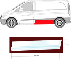 Sdov�gg L�ngsbleck Ekonomipl�t in the group Body parts / Body Panel / Body Panel, Sidewall at  Professional Parts Sweden AB (3542011)