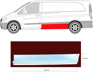 Sdov�gg V�nster in the group Body parts / Body Panel / Body Panel, Sidewall at  Professional Parts Sweden AB (3542013)