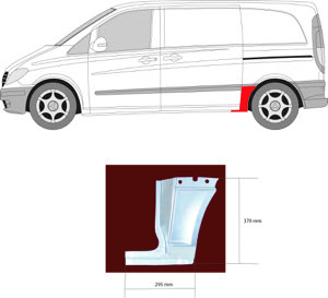 Sdov�gg F�r Fordon Med Glidd�rr in the group Body parts / Body Panel / Body Panel, Sidewall at  Professional Parts Sweden AB (3542561)
