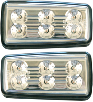 Side lamp crystal chrome housing L&R i gruppen Belysning / Sidoblinkers hos  Professional Parts Sweden AB (35430050)