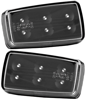Side lamp crystal black housing L&R i gruppen Belysning / Sidoblinkers hos Professional Parts Sweden AB (35430060)