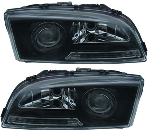 Headlamp black styling L&R in the group Headlights / Lightning / Headlights / Headlamp at Professional Parts Sweden AB (35430170)