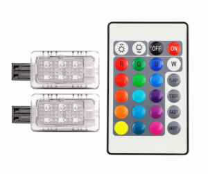 RGB-LED Courtesy lamp 1 pair in the group Headlights / Lightning / Interior Light at  Professional Parts Sweden AB (35435024)