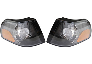 Corner lamp black base USA L&R in the group Headlights / Lightning / Corner lights / Corner lamp at  Professional Parts Sweden AB (35437050)