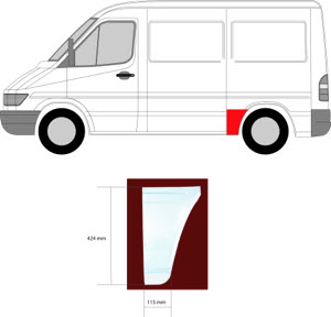Sdov�gg Med Enkelhjul Sidpl�t in the group Body parts / Body Panel / Body Panel, Sidewall at  Professional Parts Sweden AB (3546561)