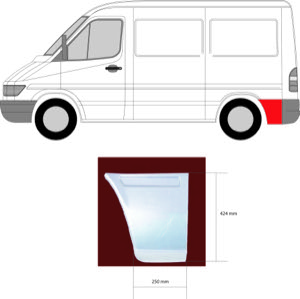 Sdov�gg Med Enkelhjul Sidpl�t in the group Body parts / Body Panel / Body Panel, Sidewall at  Professional Parts Sweden AB (3546601)