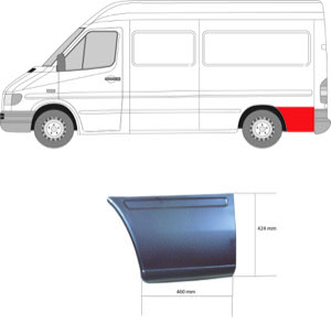 Sdov�gg Med Enkelhjul Sidpl�t in the group Body parts / Body Panel / Body Panel, Sidewall at  Professional Parts Sweden AB (3546603)