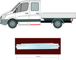Instegspl�t in the group Body parts / Repair Panels / Repair Panel, Foot Board / Door Sill at  Professional Parts Sweden AB (3547047)