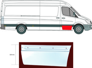 D�rr Karosseri Till H�ger Fram in the group Body parts / Repair Panels / Repair Panel, Door at  Professional Parts Sweden AB (3547124)