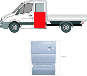 D�rr Karosseri Double Cab in the group Body parts / Repair Panels / Repair Panel, Door at  Professional Parts Sweden AB (3547191)