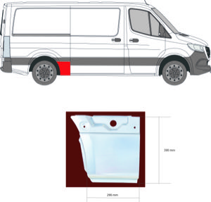 Sdov�gg Till H�ger Fram Sidpl�t in the group Body parts / Body Panel / Body Panel, Sidewall at  Professional Parts Sweden AB (3548564)