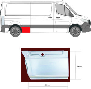 Sdov�gg Sidpl�t Till H�ger Fram in the group Body parts / Body Panel / Body Panel, Sidewall at  Professional Parts Sweden AB (3548566)