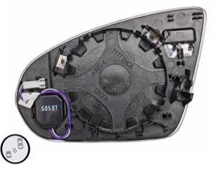 Spegelglas Yttre Spegel H�ger in the group Body parts / Mirror / Mirror Glass, Outside Mirror at  Professional Parts Sweden AB (35731064)